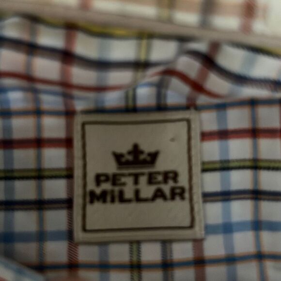 Peter Millar Short Sleeve Button Down Sz. L - Picture 2 of 6